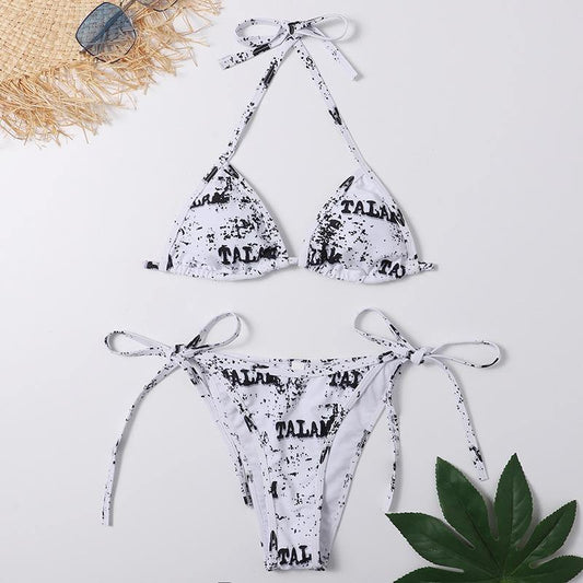 Summer Print Beach Bikini Swiming Suits-STYLEGOING