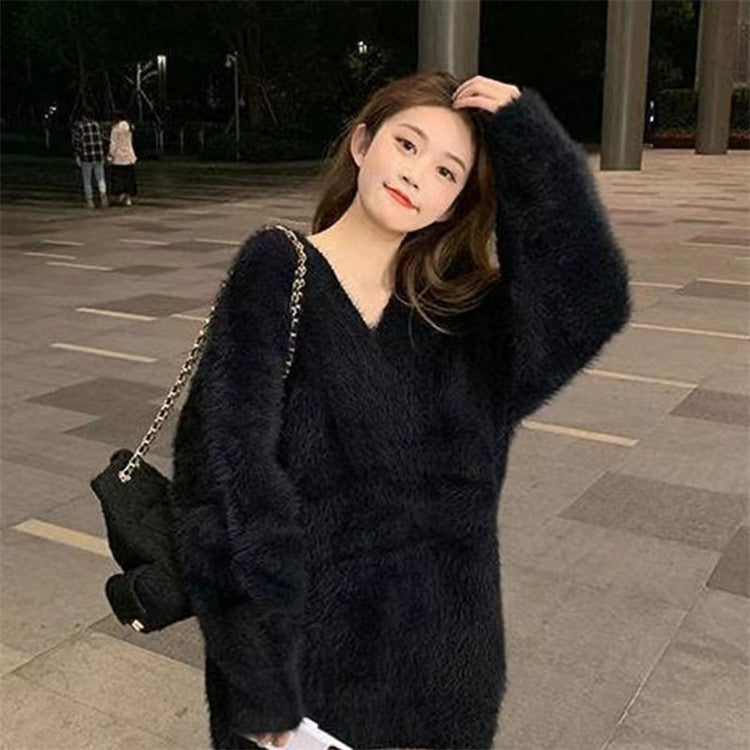 Warm Thick Winter Knitting Top Sweaters for Women