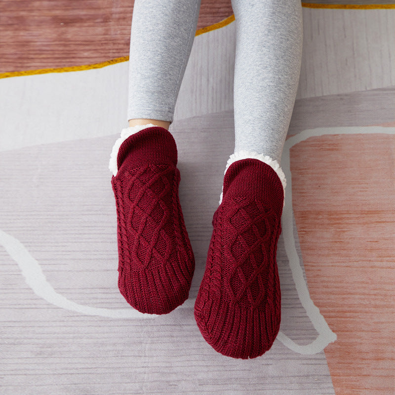 Warm Thicken Fleece Homewear Socks for Men&Women