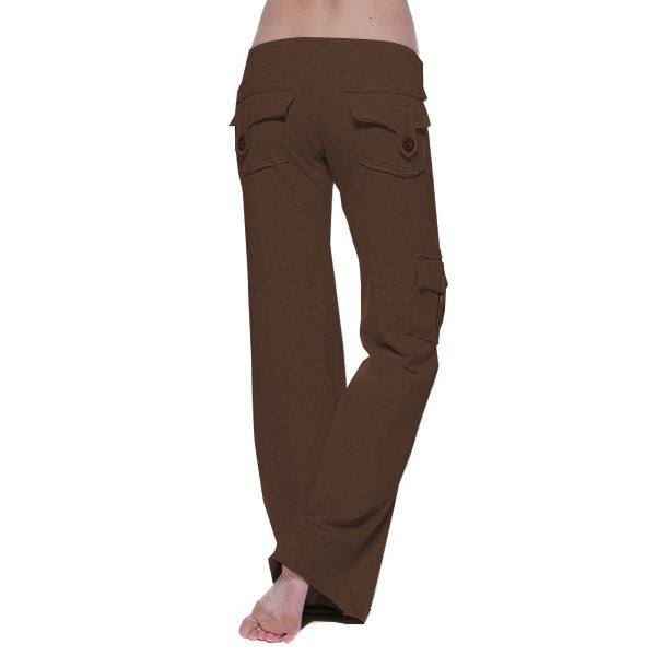 Women Elastic Waist Pants