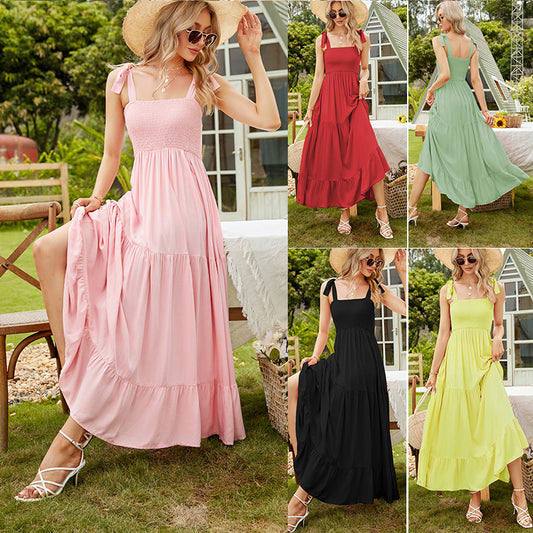 Summer Casual Butterfly Long Dresses