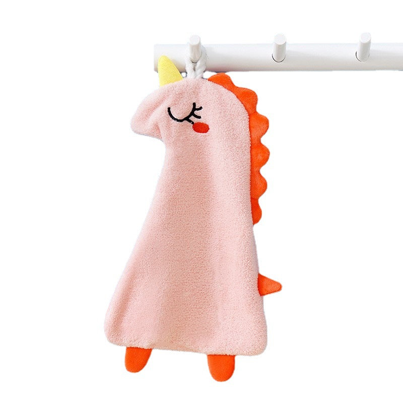 Lovely Dinosaur Design Fleece Washcloths