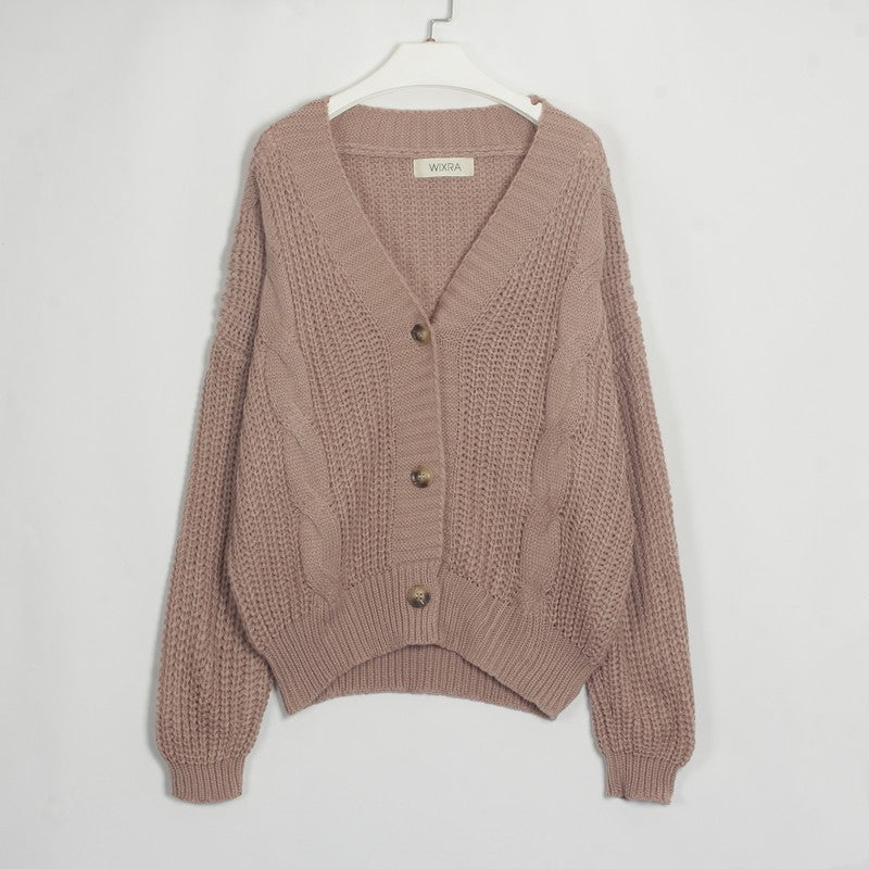 Women Button Knitted Cardigans