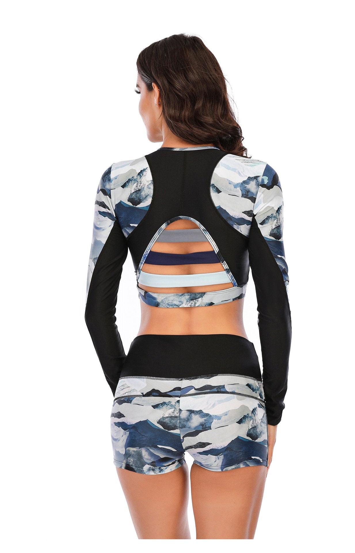 Long Sleeves Surfing&diving Sexy Swimwear-STYLEGOING