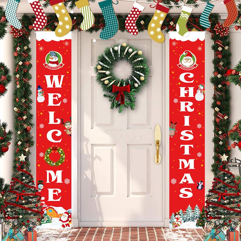 Merry Christmas Day Couplet  Door Decoration