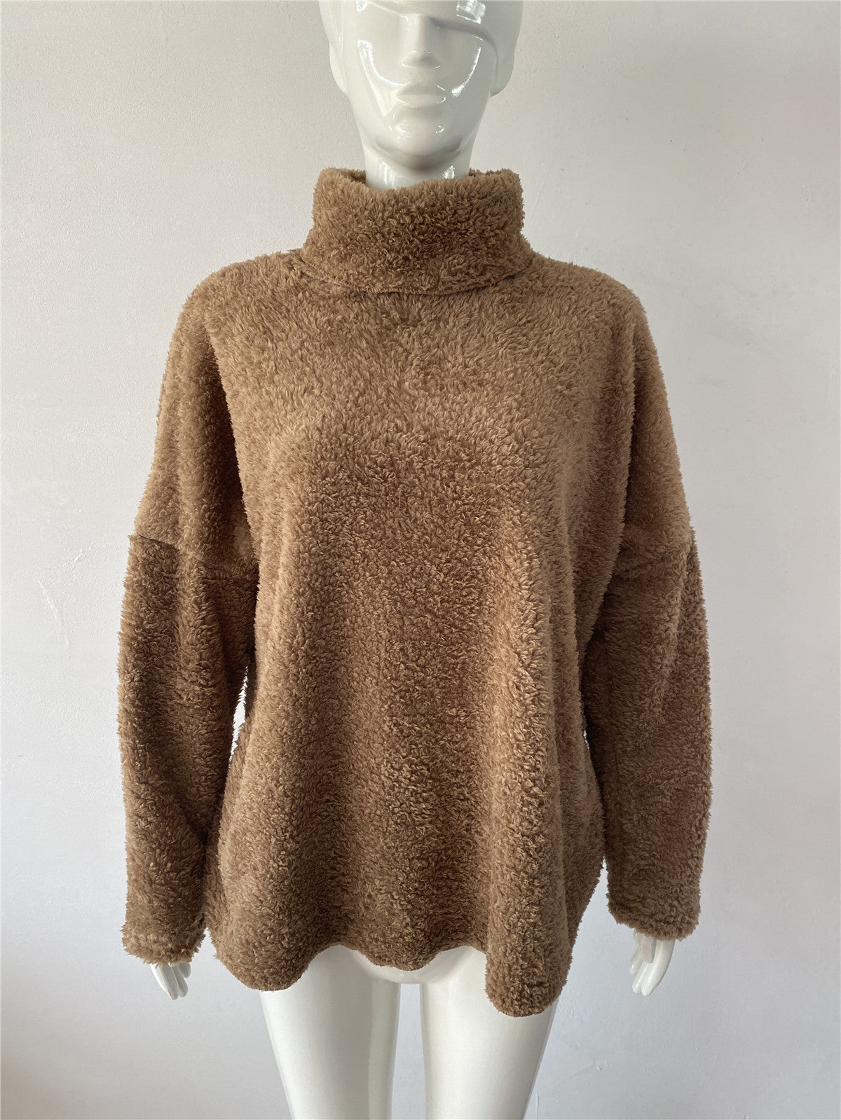 Women Warm Turtleneck Woolen Plus Sizes Winter Sweaters