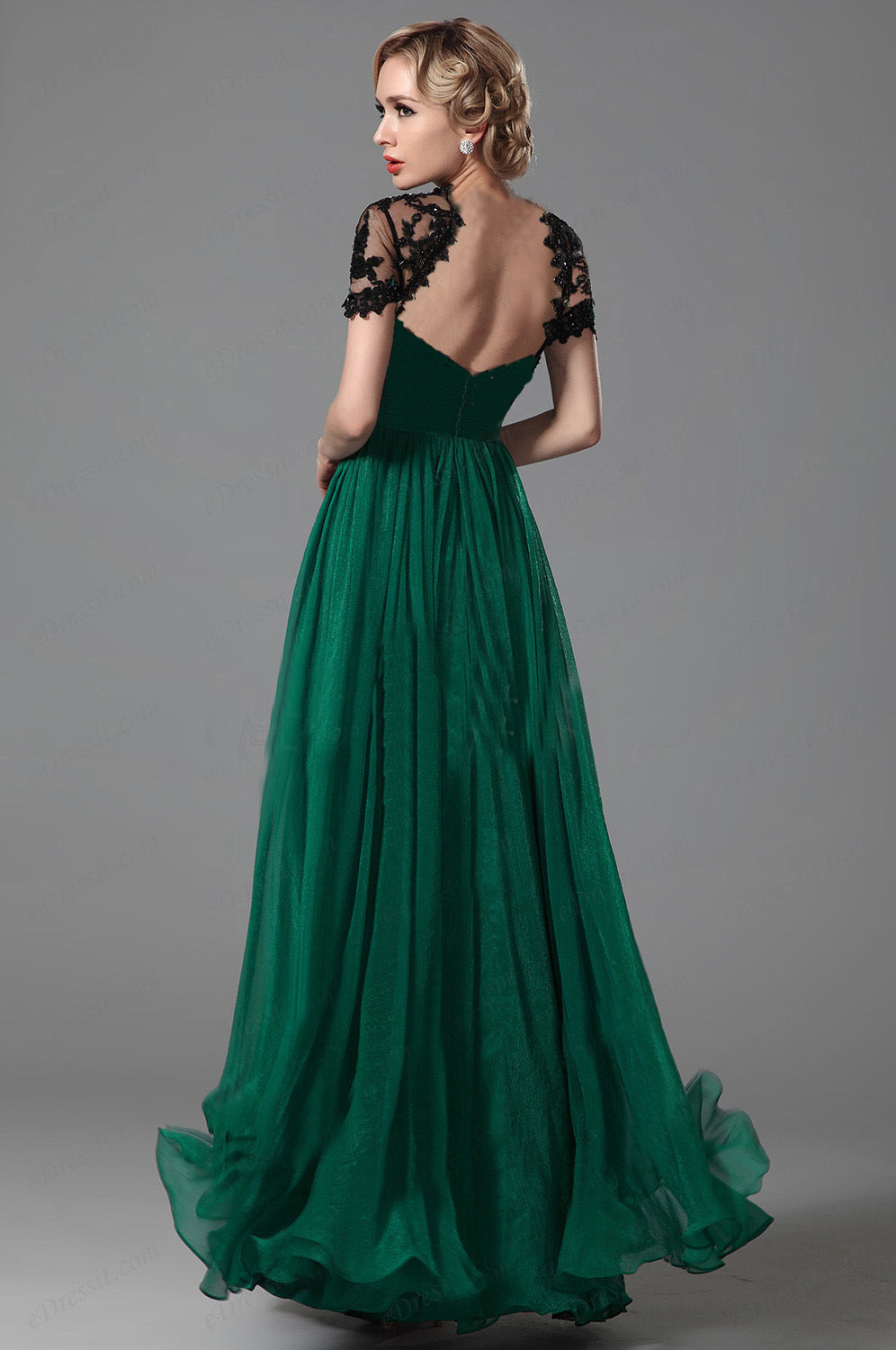 Elegant Chiffon Long Evening Dresses