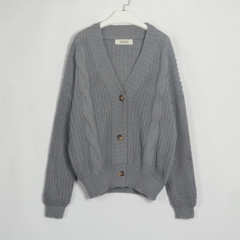 Women Button Knitted Cardigans