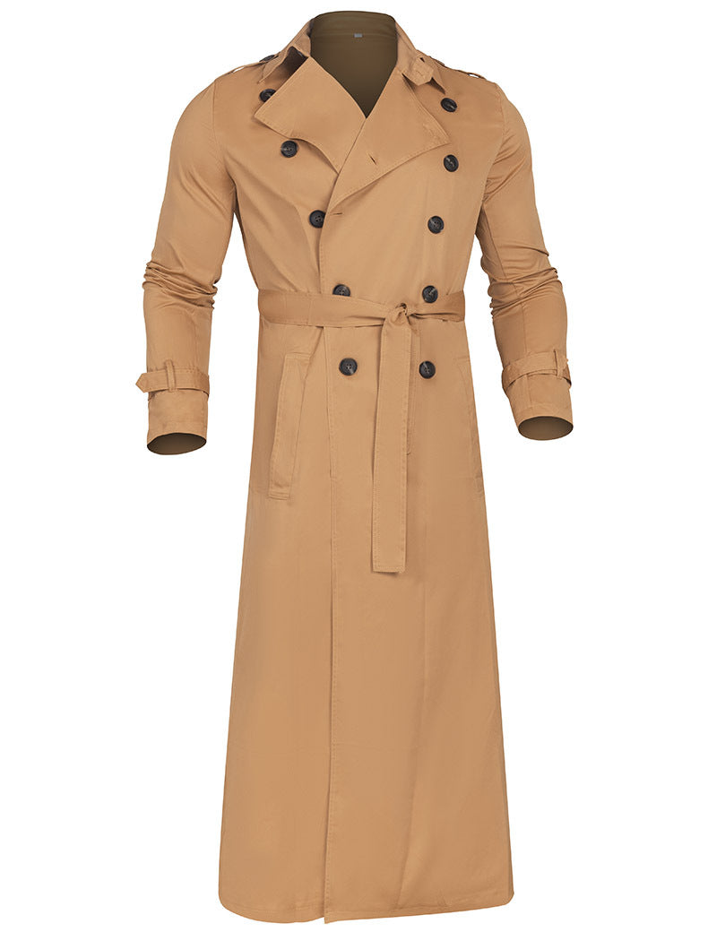 Casual Long Trenchcoat for Men