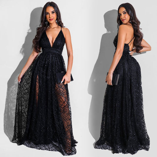 Fairy Black Long Dresses for Women