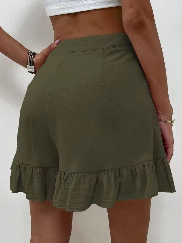 Casual High Waist Summer Short Pants for Women