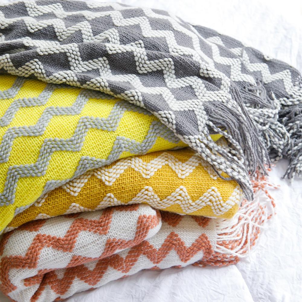 Summer Knitting Bedding Side Blanket--Free Shipping at meselling99