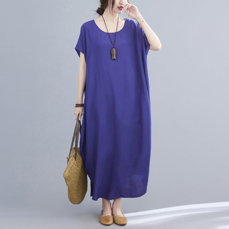 Summer Simple Design Long Cozy Dresses