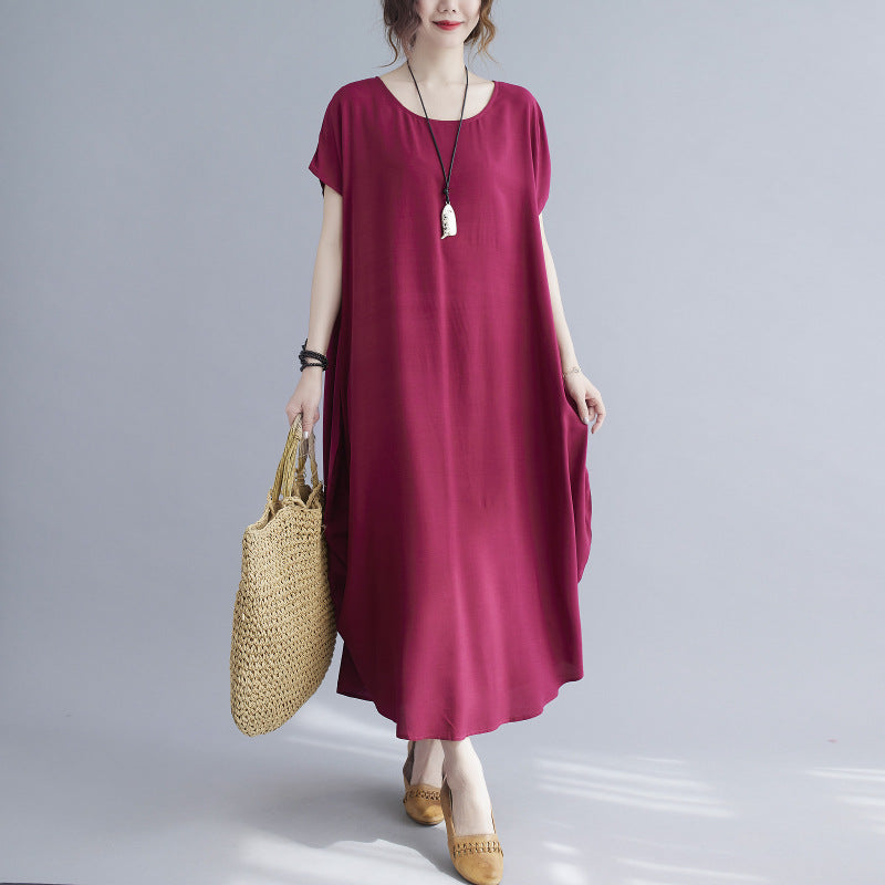 Summer Simple Design Long Cozy Dresses