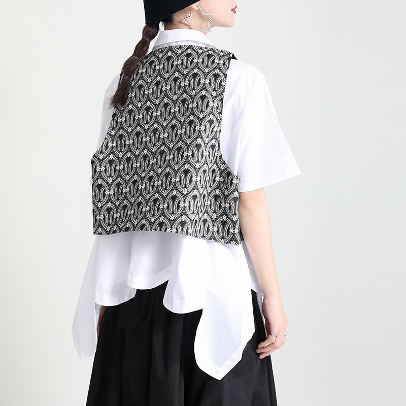 Fashion Vintage Women Sweetheart Design Vest