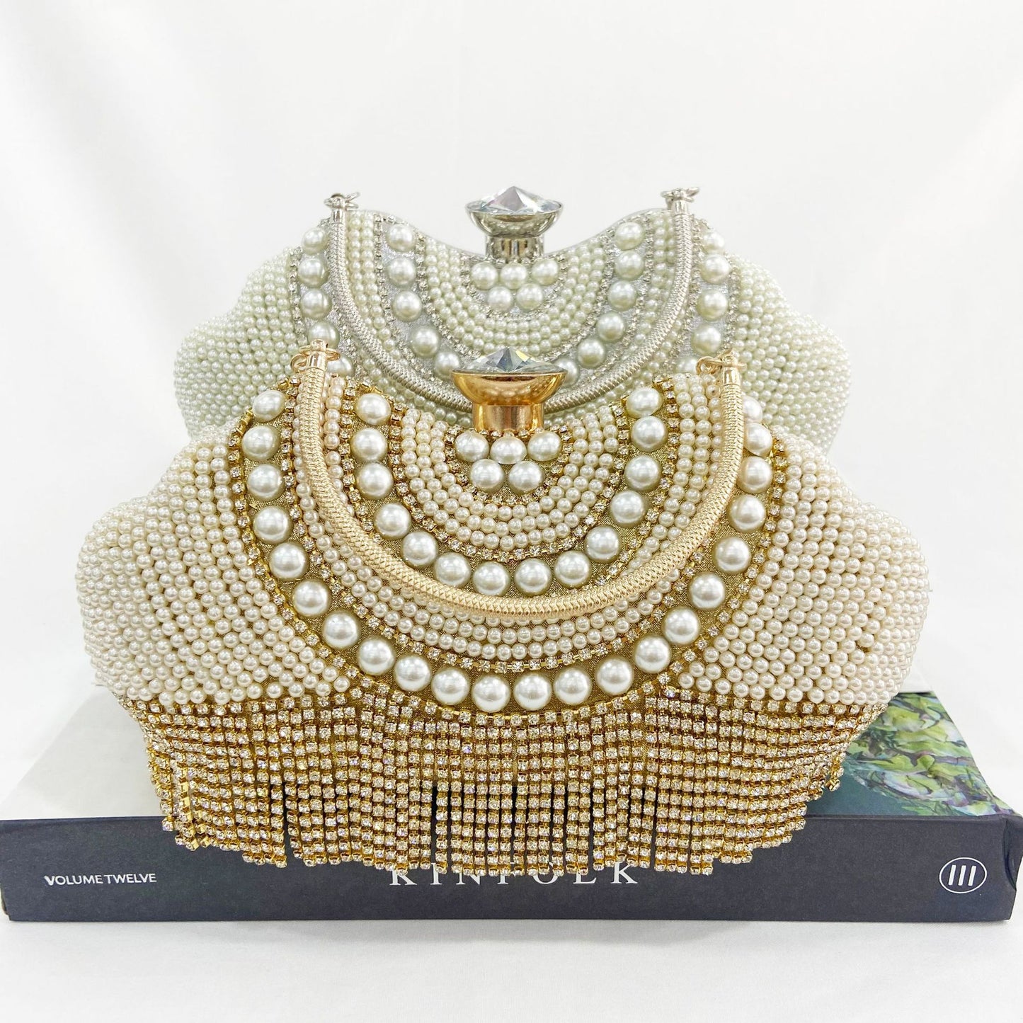 Women Tassels Design Jewelry Wedding Clutch Bags