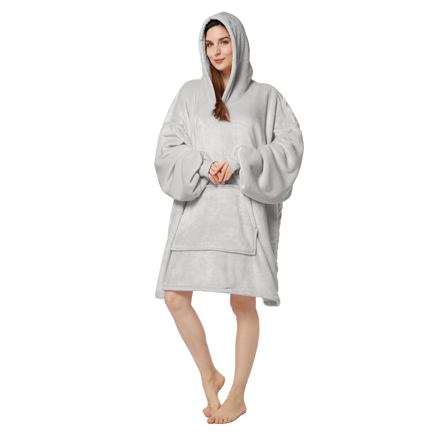Plus Sizes Warm Hoodies Sleepwear for Couple