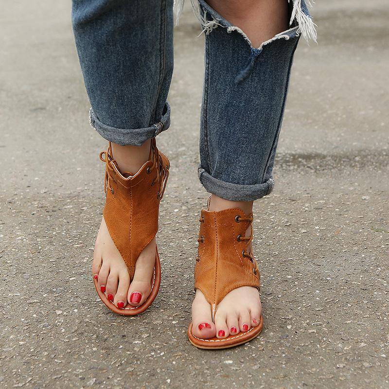 Women Summer Flip Flop Flat Sandals-STYLEGOING