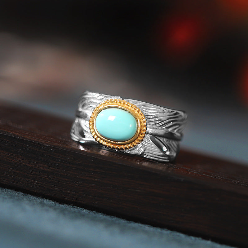 Luxury Vintage Feather Design Sliver Rings for Women