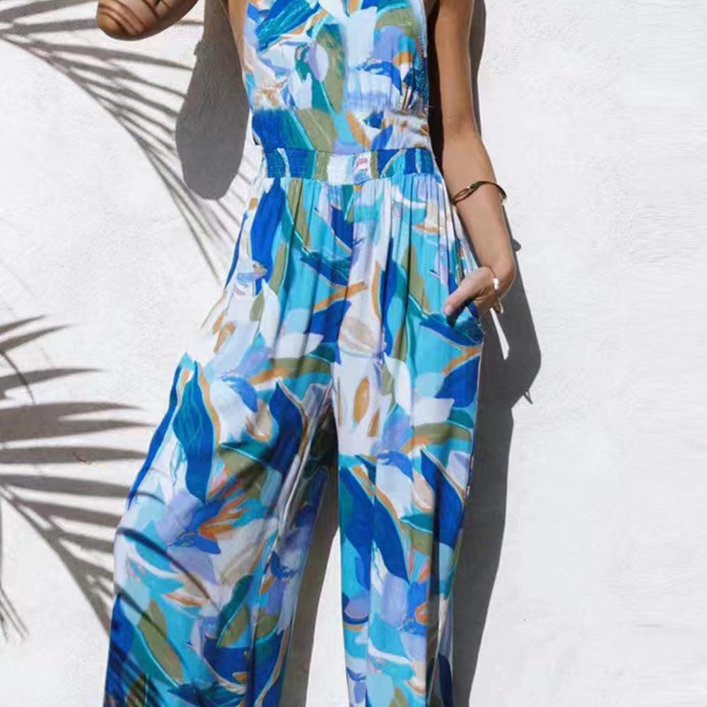 Sexy Summer Beach Loose Jumpsuits