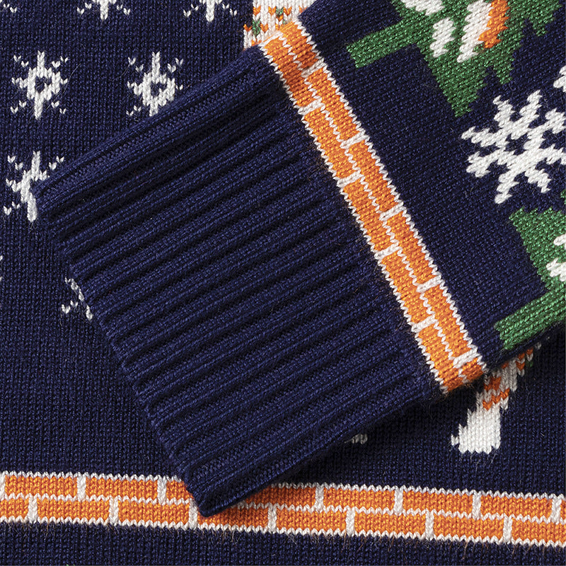 Merry Christmas Knitting Kids Sweaters