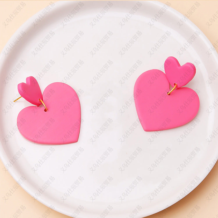 3pcs/Set Valentine's Day Sweetheart Designed Earrings for Women