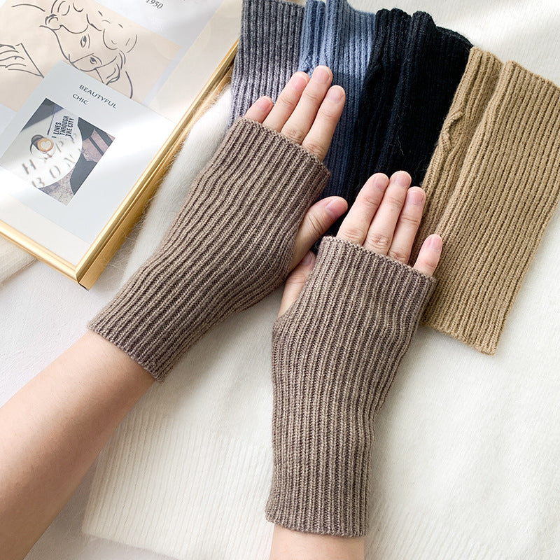 2 pairs/Set Winter Warm Knitted Gloves