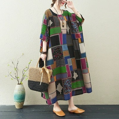 Summer Plus Sizes Long Cozy Dresses