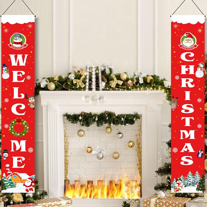 Merry Christmas Day Couplet  Door Decoration