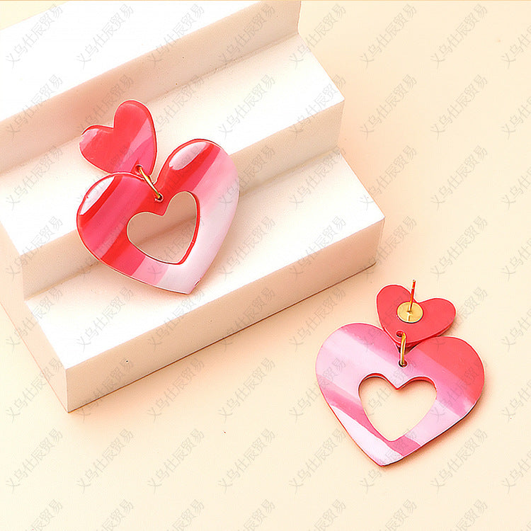 3pcs/Set Valentine's Day Sweetheart Designed Earrings for Women