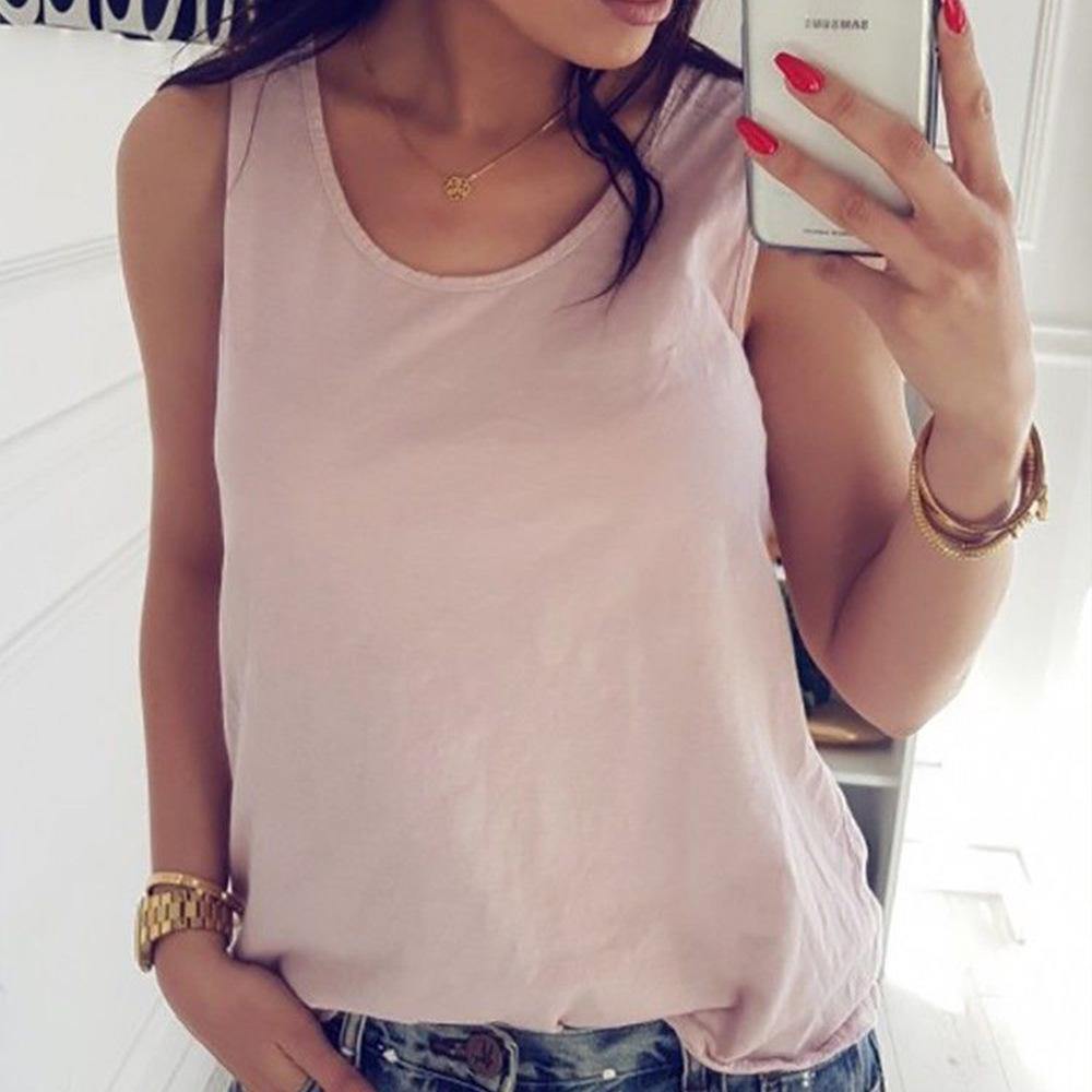 Summer Back Hollow Out Sleeveless Crop Tops-STYLEGOING