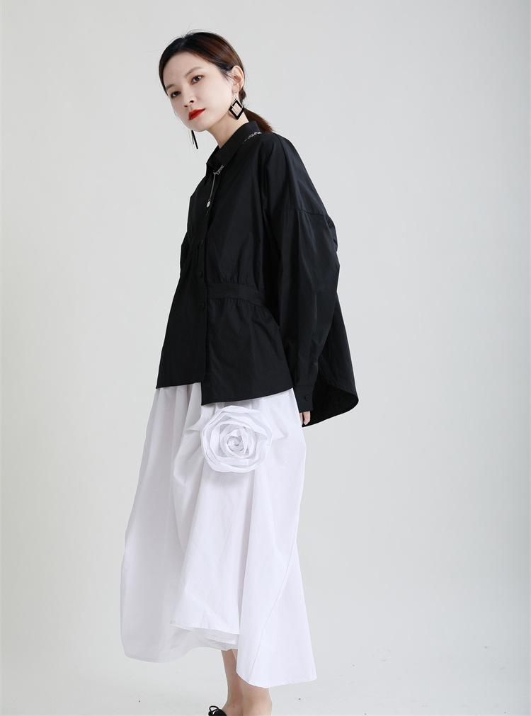 Vintage Irregular Long Sleeves Fall Shirts