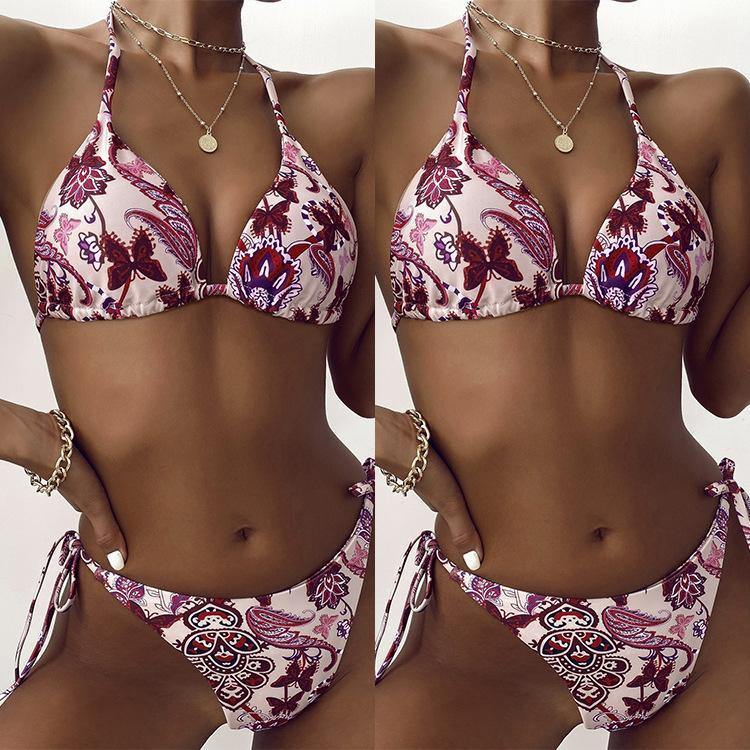 Women Sexy Butterfly Print Bikini Swimwear-STYLEGOING
