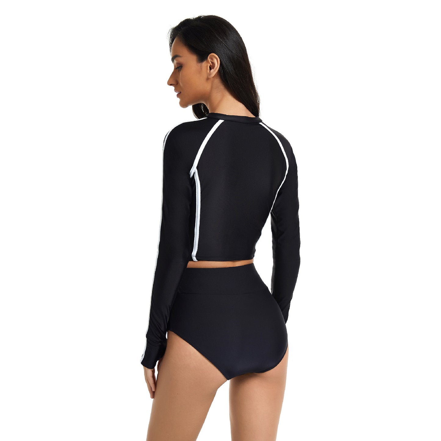 Sexy Long Sleeves Women Diving Swimsuits Surfing Suits