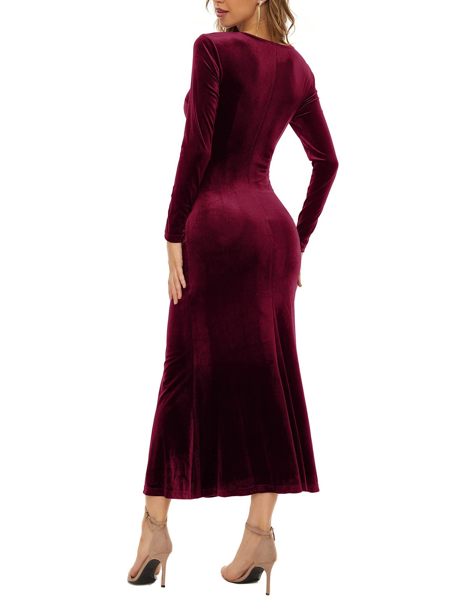 Elegant Velvet Evening Dresses for Women
