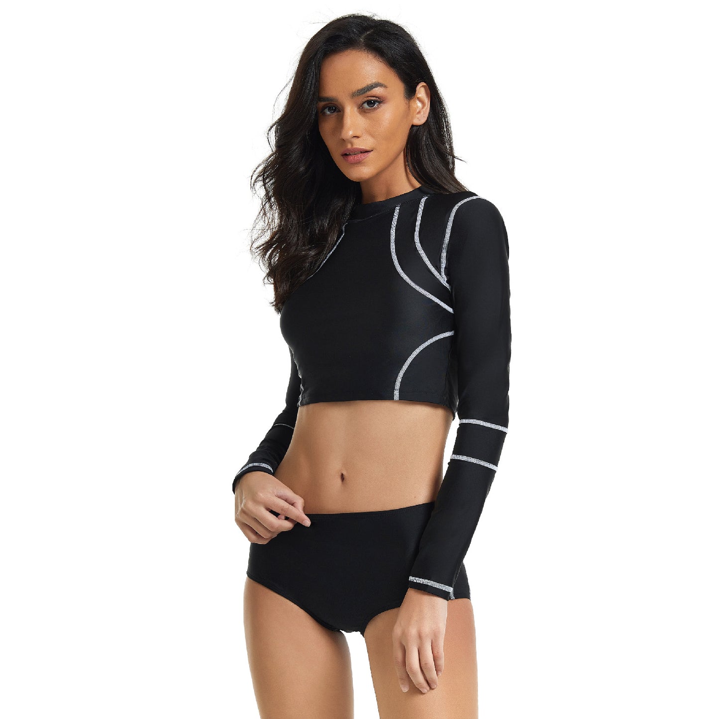 Sexy Women Long Sleeves Surfing Wetsuits
