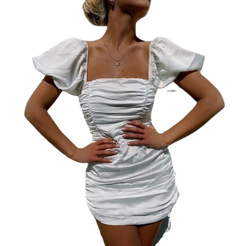 Sexy White Fashon Bodycon Short Mini Dresses