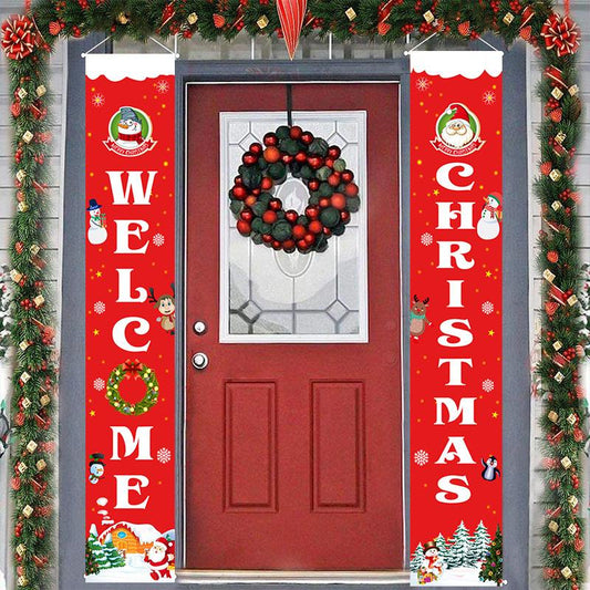 Merry Christmas Day Couplet  Door Decoration