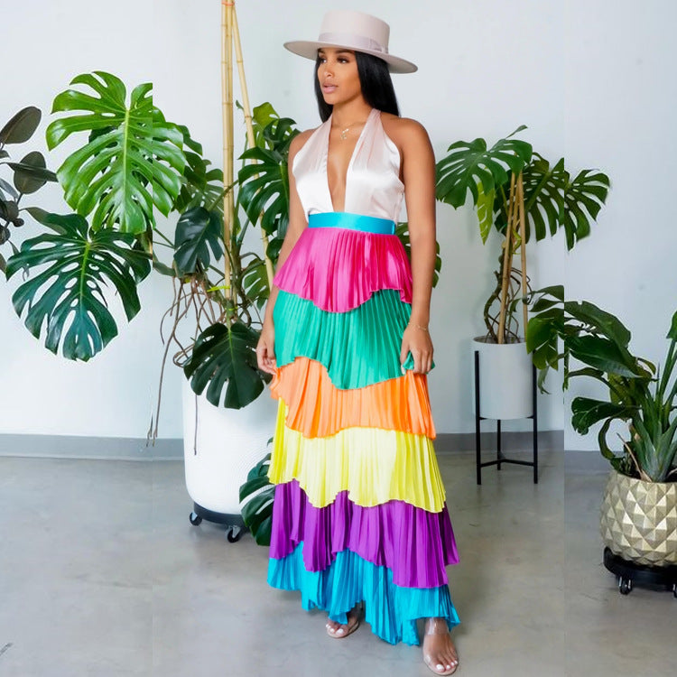 Sexy Colorful Summer Cake Dresses