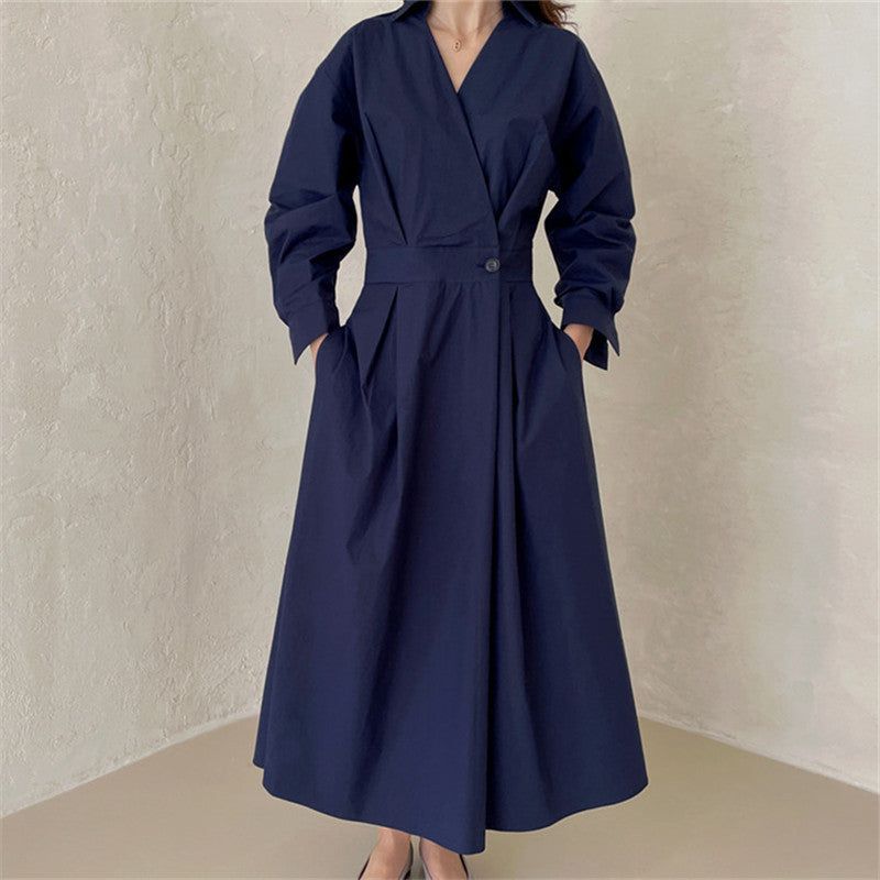 Casual Plus Sizes Long Shirt Dresses