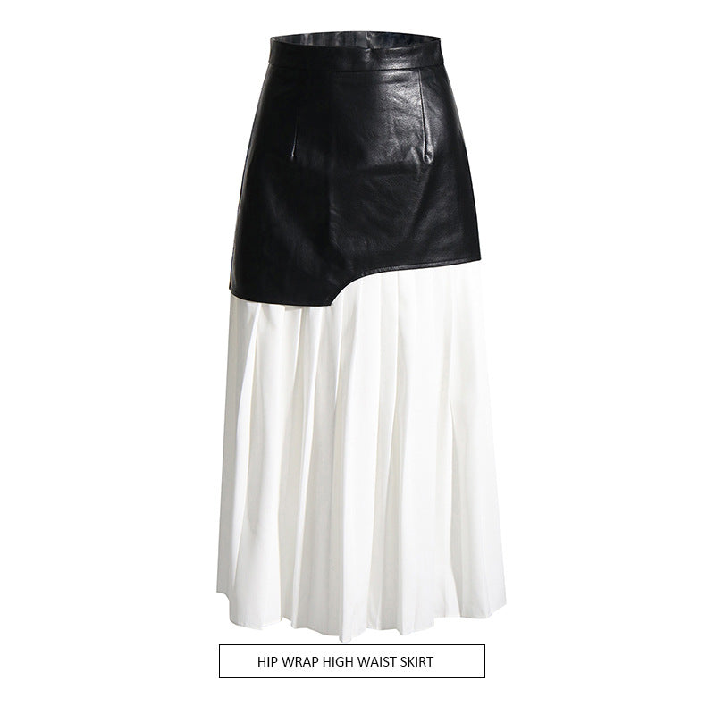 Designed Personality High Waist Irregular A Line Skirts