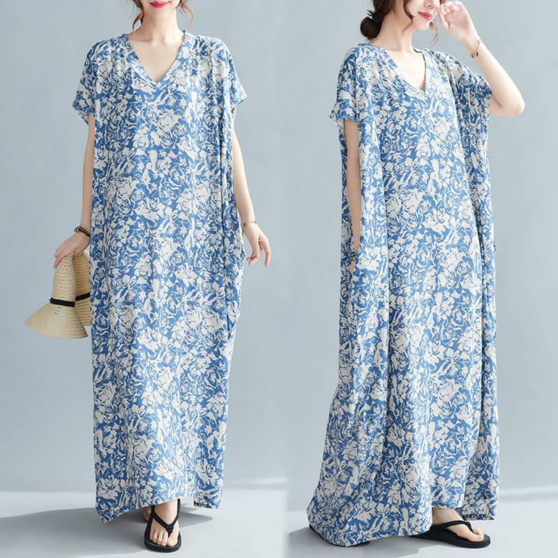 Women Summer Plus Sizes Long Dresses