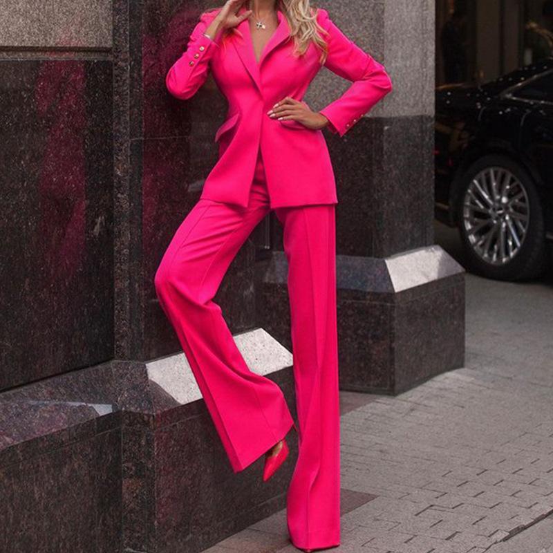 Formal Fashion Office Lady Fall Blazer Sets-STYLEGOING