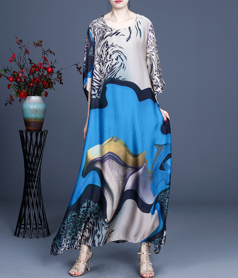 Luxrury Tencel Irregular Long Dresses