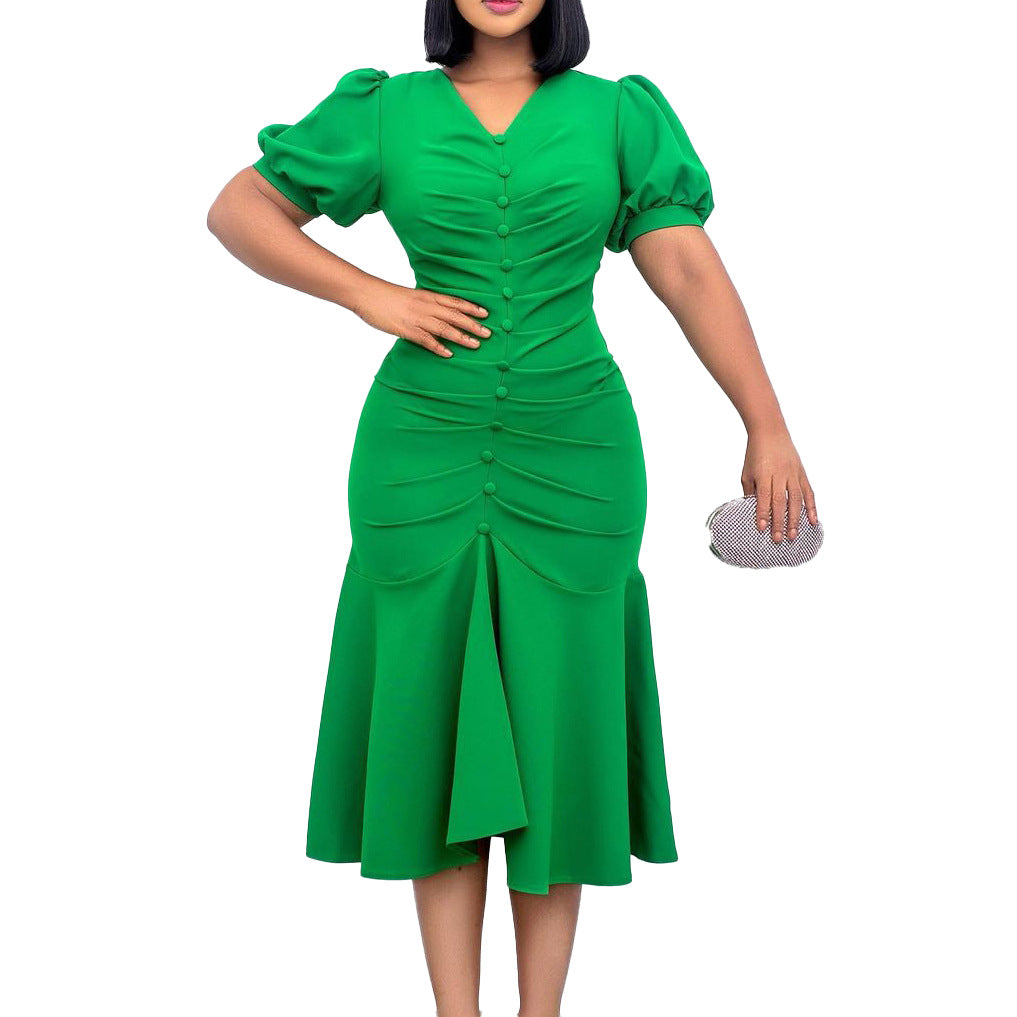 Elegant Office Lady Plus Size Dresses