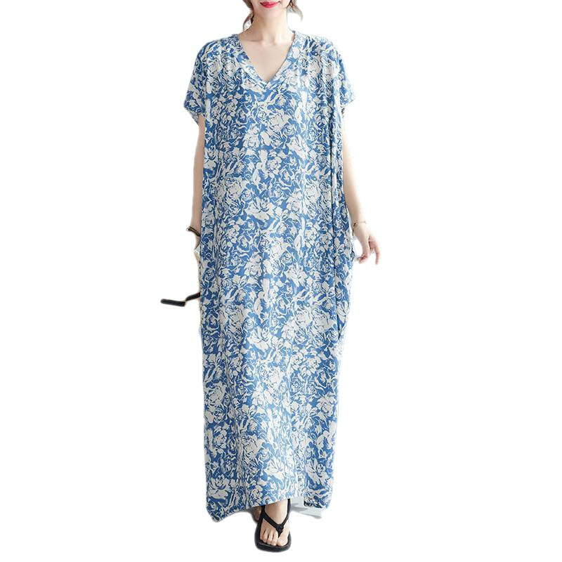 Women Summer Plus Sizes Long Dresses