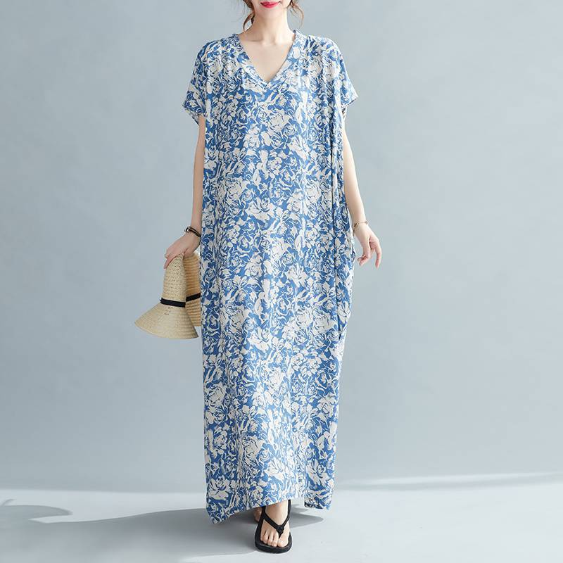 Women Summer Plus Sizes Long Dresses