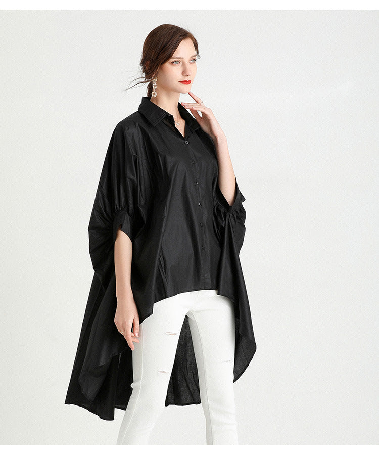 Casual Asymmetrical Plus Sizes Women Shirts Blouses