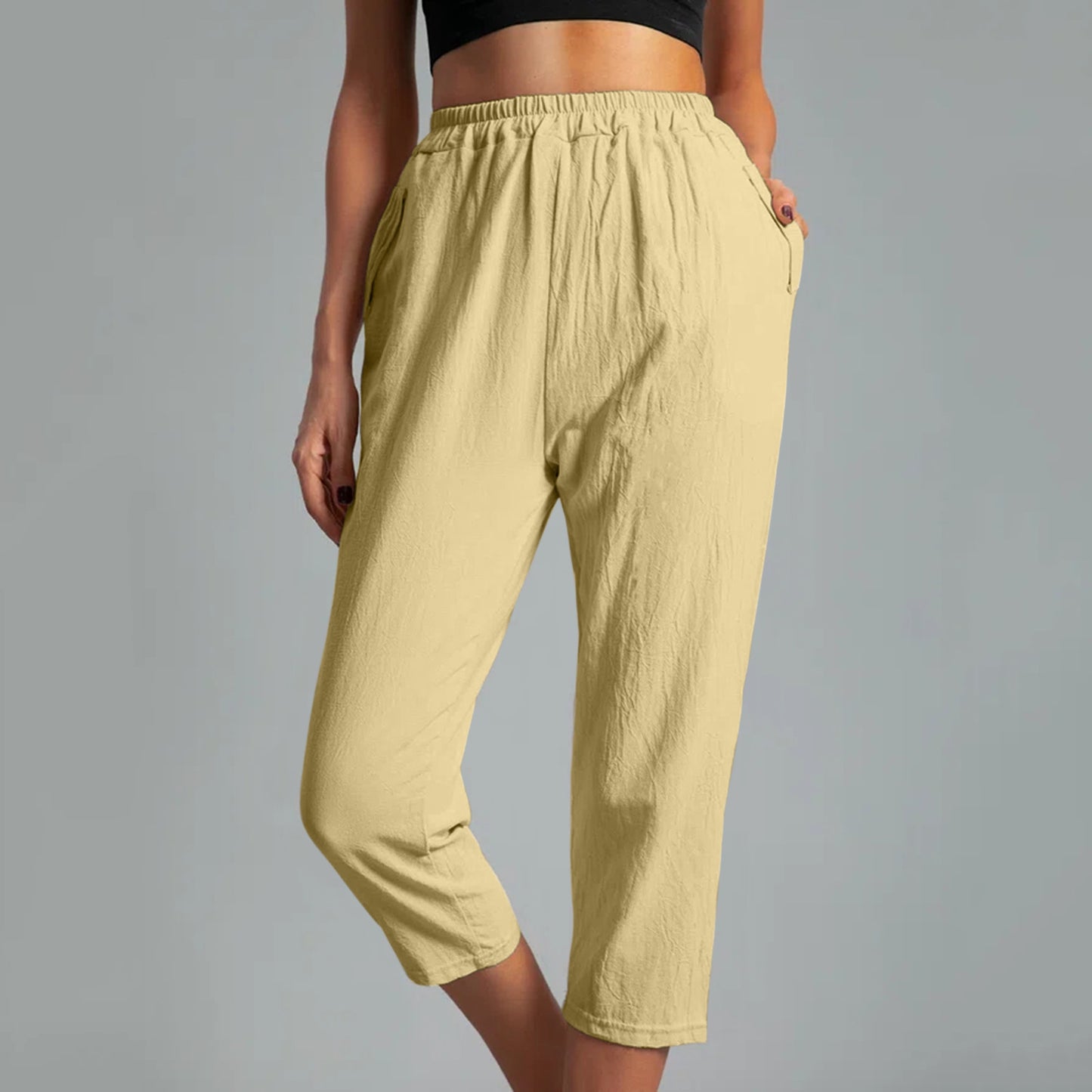 Casual Linen Summer Trousers for Women