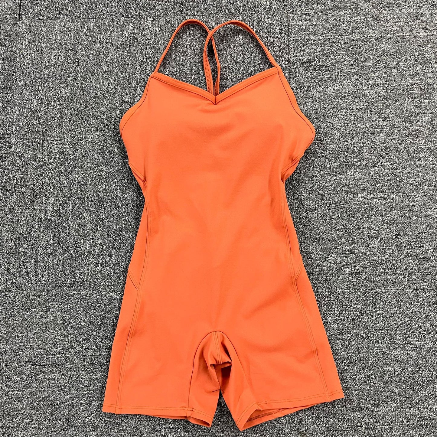 Sexy Backless Tight Short Sports Jumpsuits